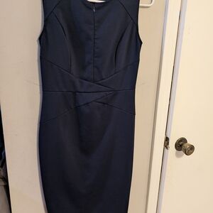 VfEmage Navy Midi Dress